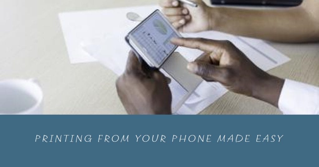 Print From Your Phone